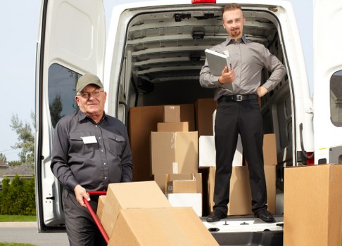 Professional packing boxes ready for a move in Earls Court