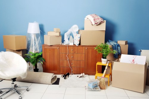 Movers Earls Court team preparing a careful relocation in a London residential area