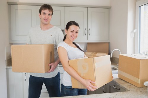 Packing and furniture protection for an Earls Court home removal